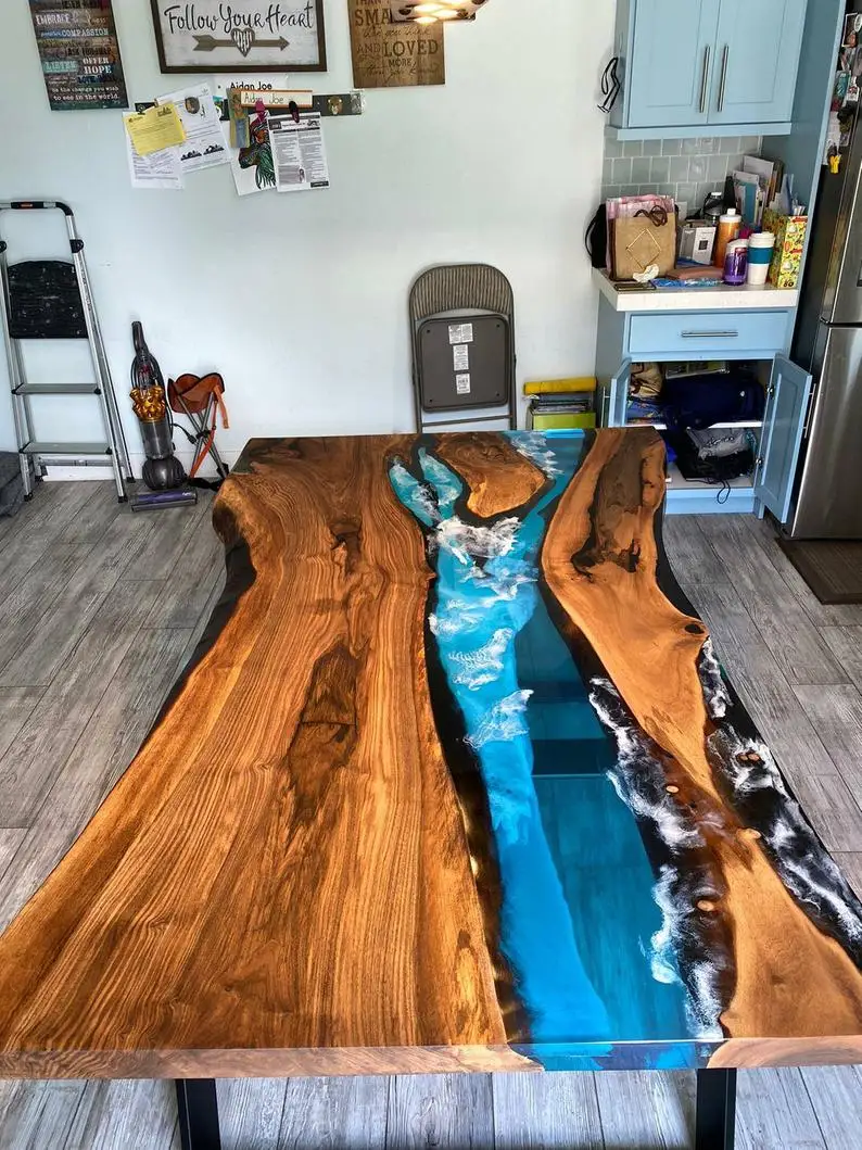 Wholesale Deep Pour Epoxy Resin/Price Crystal Clear Liquid Epoxy Resin Set For Table Top/Coffee Table/Wood Table
