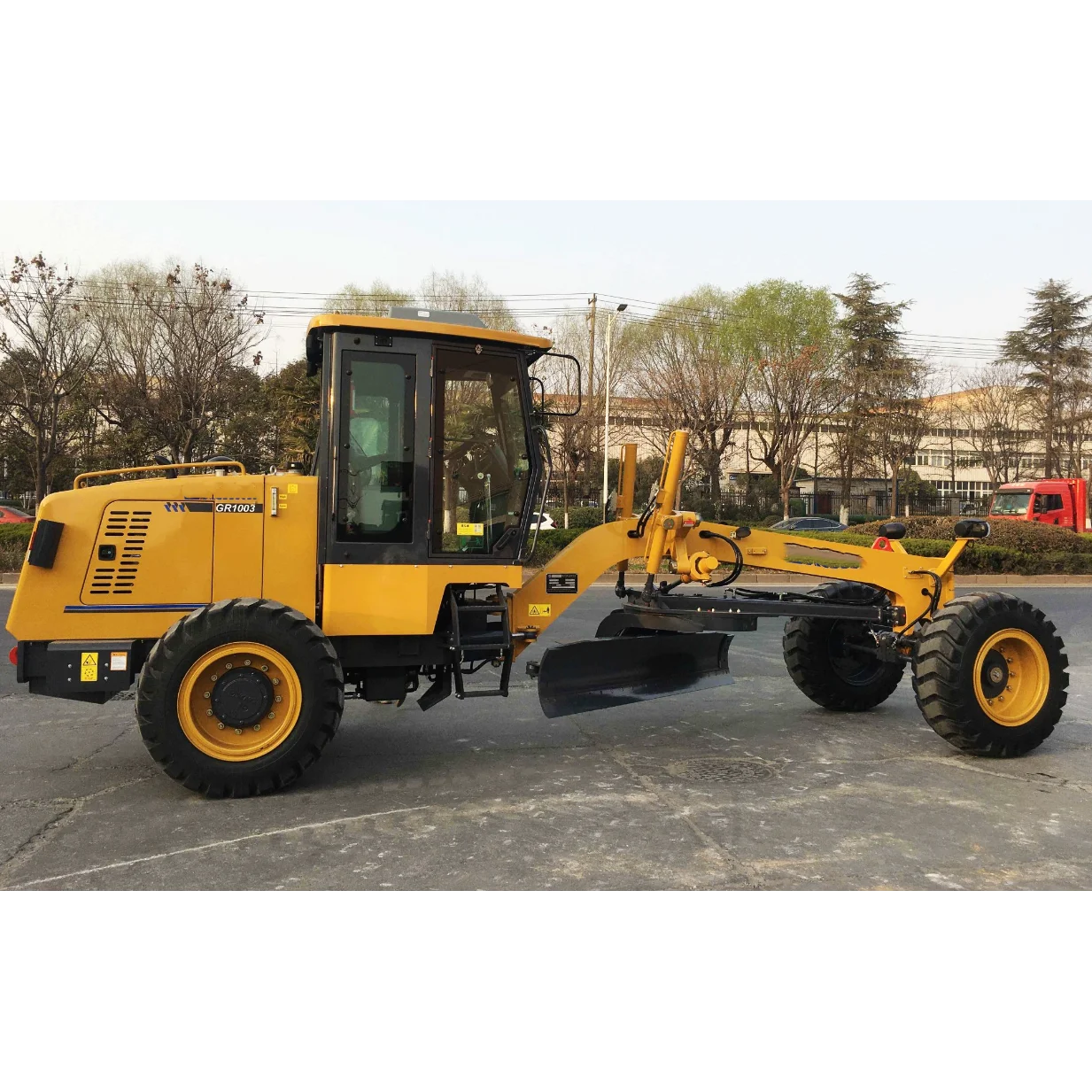 Road Construction Machinery 100HP Motor Grader GR1003 Motor Grader with Ripper and Blade manufacture