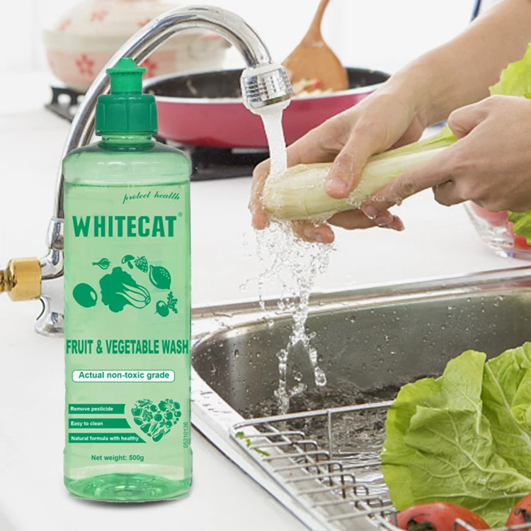 OEM Suppliers Eco-friendly No residue Powerful Detergency Dishwashing Detregent Fruits and Vegetables Washing Liquid