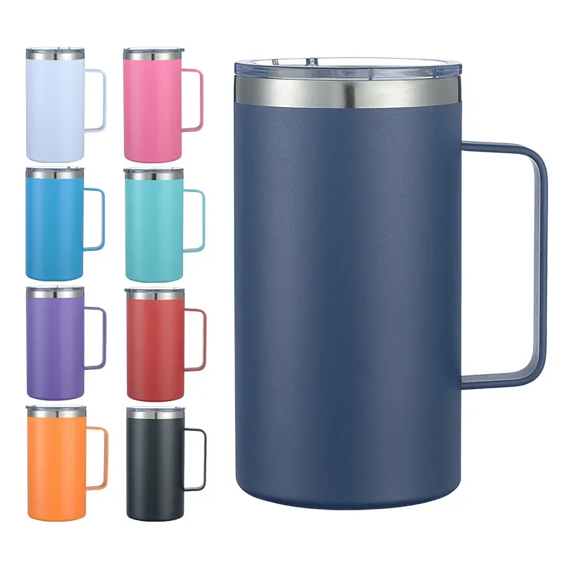 24oz Stainless Steel Tumbler with Custom Logo - Perfect for Travel