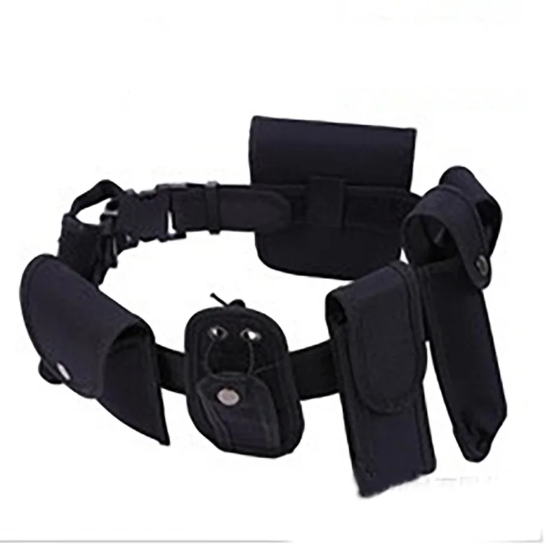 Wholesale Outdoor Eight Piece Adjustable Multi-functional Belt for Training Sports Security and Duty Belts