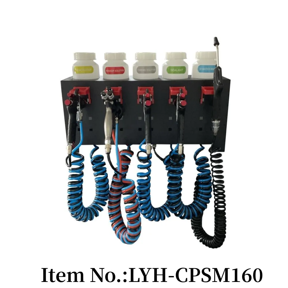 New Starter Kit for Mini Hydro Chrome Machine Mini Spray Chrome Plating K a B S Silver Nitrate Painting Equipment