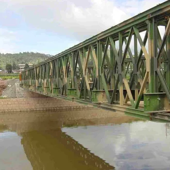 Prefab Steel Structure Bridge Manufacturer Bailey Truss Bridge Design ...