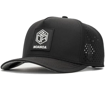 TCAP China 5 Panel Custom Waterproof Pvc Patch Perforated Curved Hat