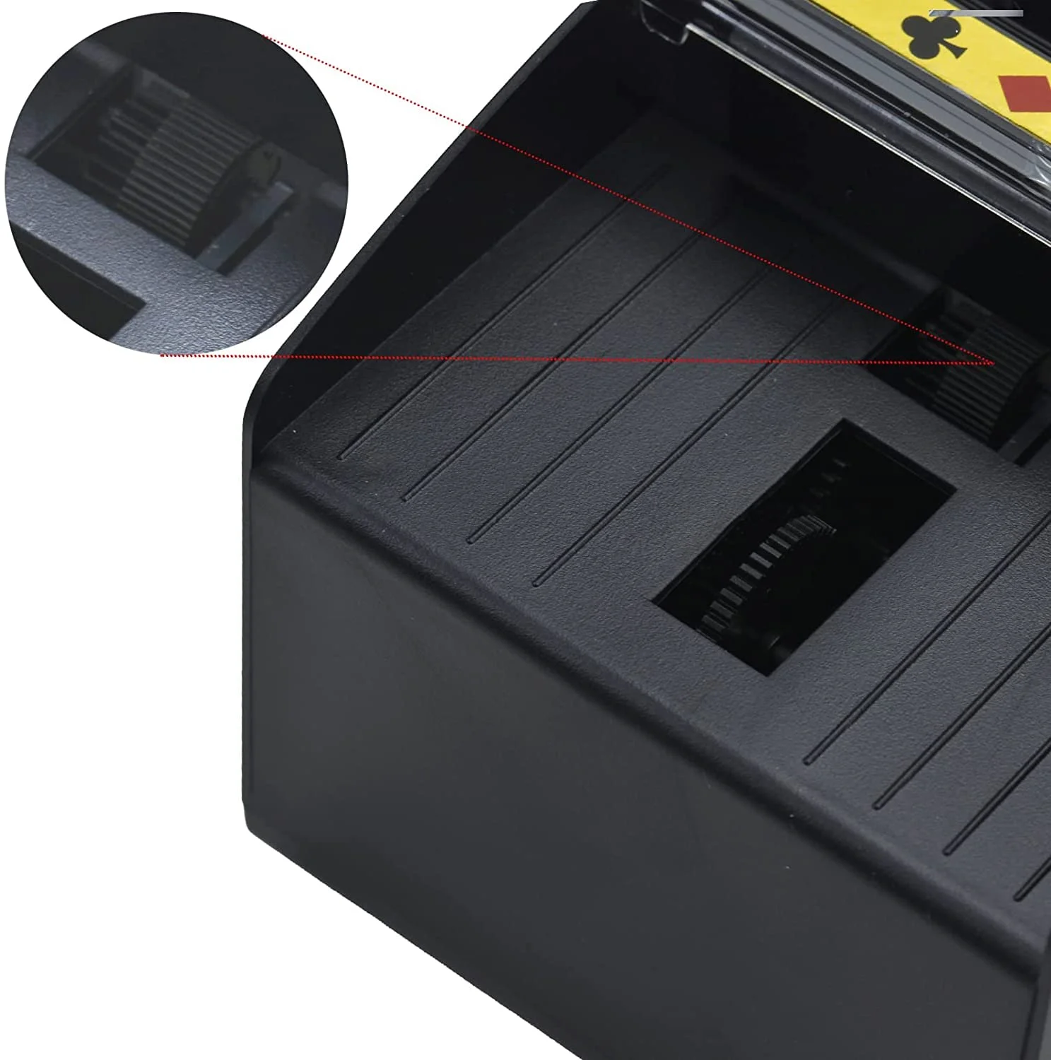 2 Decks Card Shuffler,Usbc/batterypowered Hybrid Model Electric