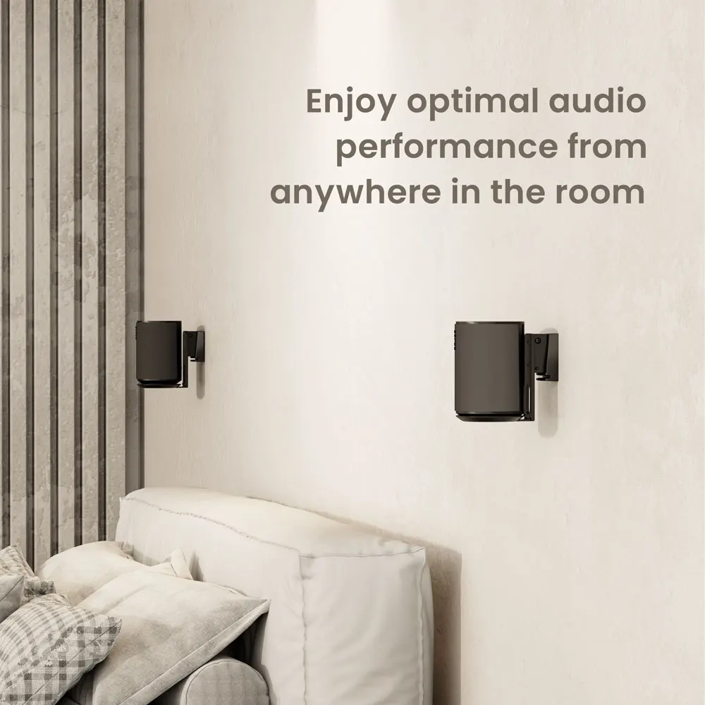 Sonos Mount Sanus Adjustable Speaker Wall Mounts Designed For