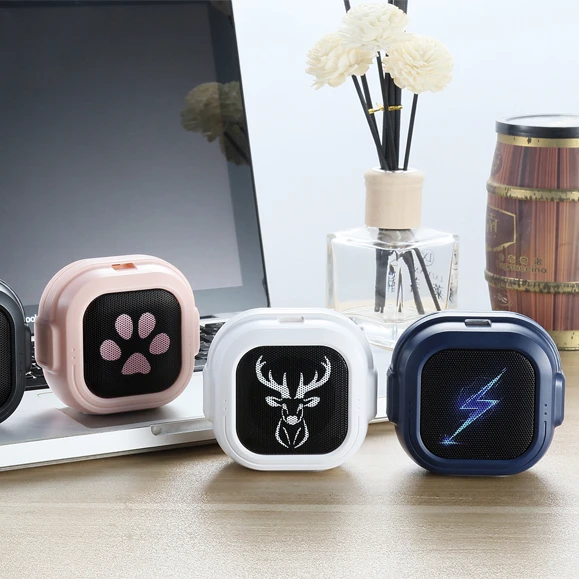 Promotion New Gadgets 2020 Mini Portable Speaker Outdoor Music Player TWS Wireless Speaker Plastic Active Qsc K10 Speaker 300mah