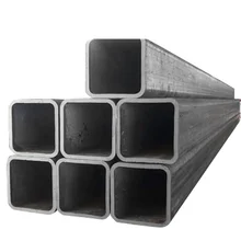 Factory Direct Black Square Rectangular Steel Pipe and Tubes Seamless Metal Carbon Square Steel Tube