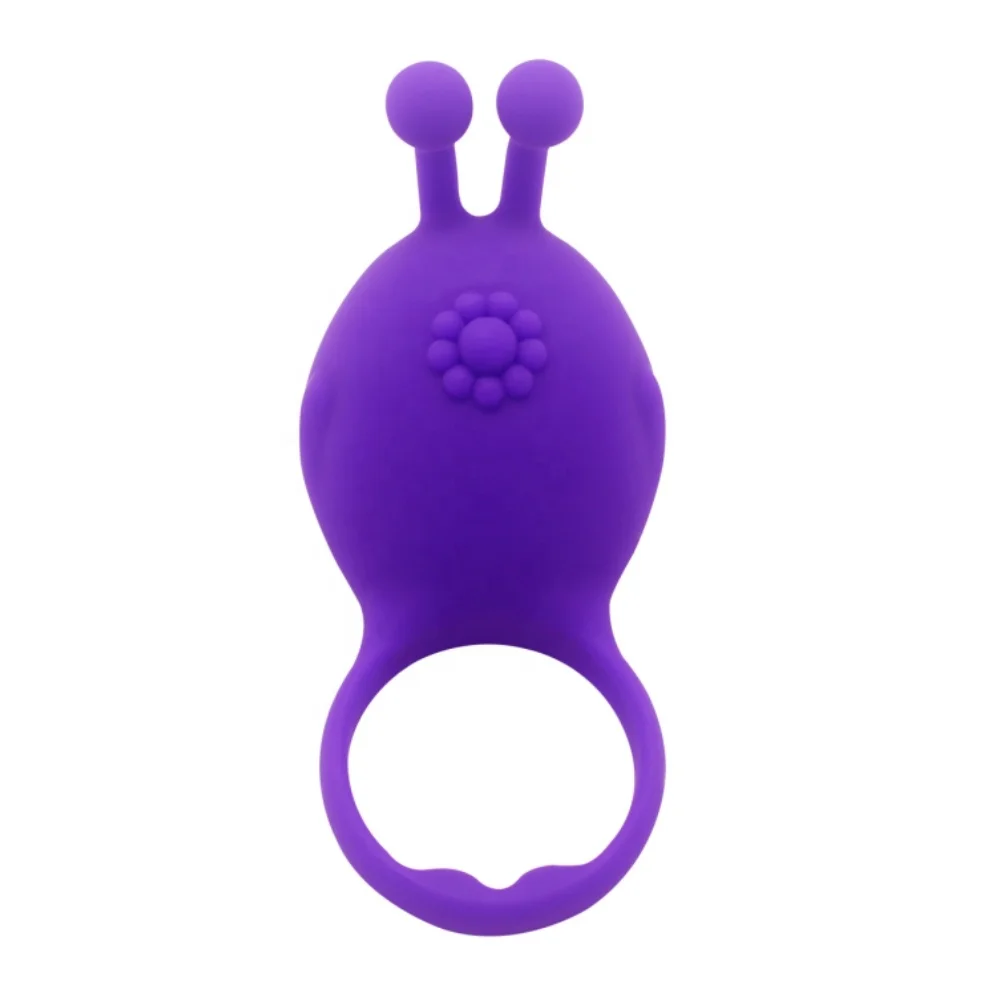 Wholesale Male Vibrators 2 in 1 Masterbution Vibrating Cock Ring for Men