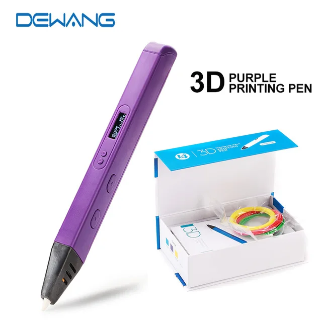Dewang Rp800a 3d Printing Pen With Oled Display Professional 3d Drawing Pen Buy 3d Pen Printer 8594