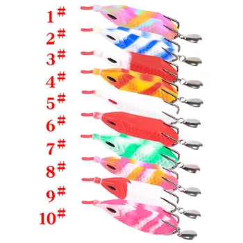 11.5cm/16g Thunder Frog Lure Soft Lure Bionic Floating Rubber Sequin Frog for Trout Sea Bass Fishing – Soft Lure – view 3
