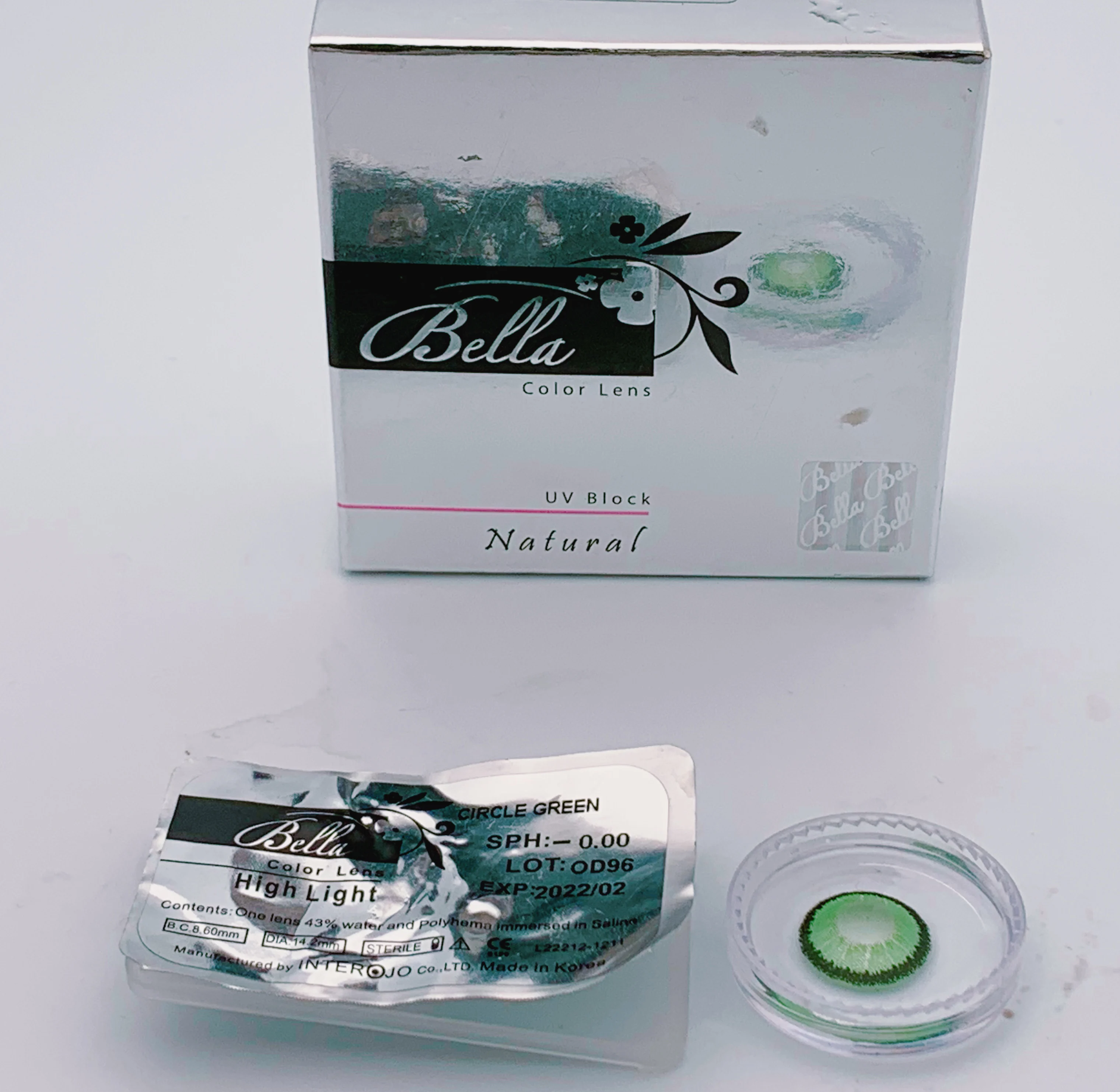 Highlight Circle Green Wholesale Bella Dahab Lenseme Soft Contact Lenses Dia 14.5/14.2 mm Cheap