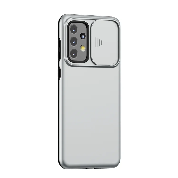 For Oppo A17k case Shockproof Mobile Phone Bags Slide Lens Camera Protection Back Cover PC Matte Phone Cases