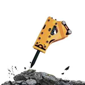 Customized Side Type Excavator Attachment Hydraulic Rock Concrete Breaker Hammer for Excavator