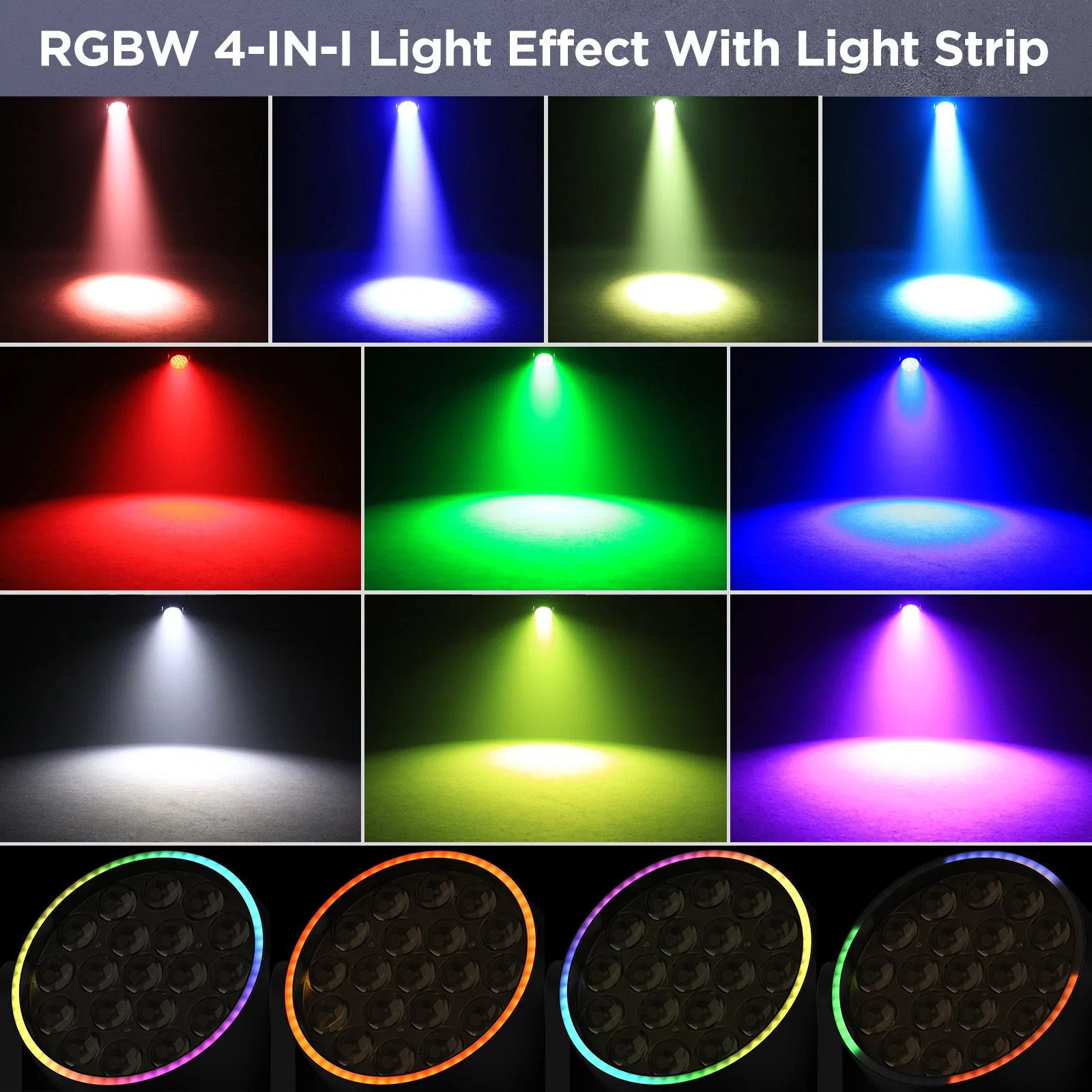 19x15W Zoom Beam Wash Moving Head Light voor podiumverlichting met RGBW 4-in-1 LED en DMX-besturing, geschikt voor dj's, disco's en nachtclubs._voghion.com
