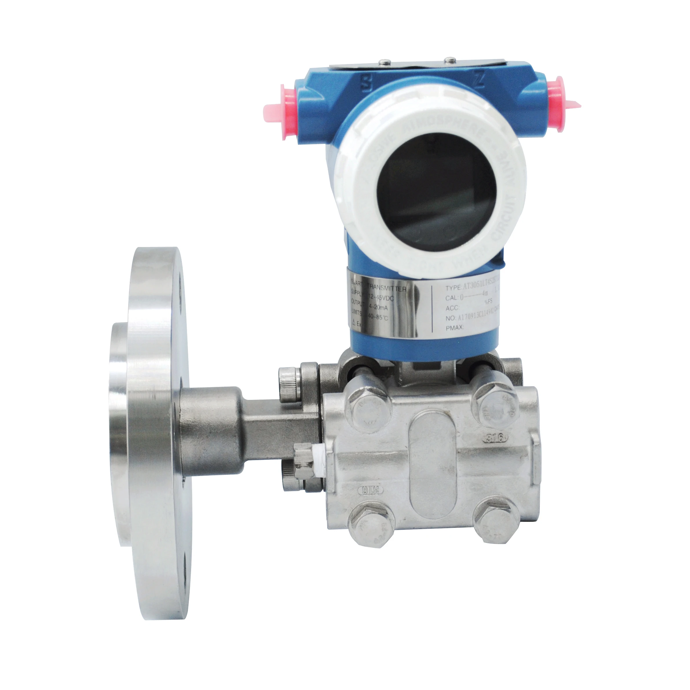 Single Flange Liquid Level Transmitter Differential Pressure Transducer Remote Seal Level Transmitter for tank Level