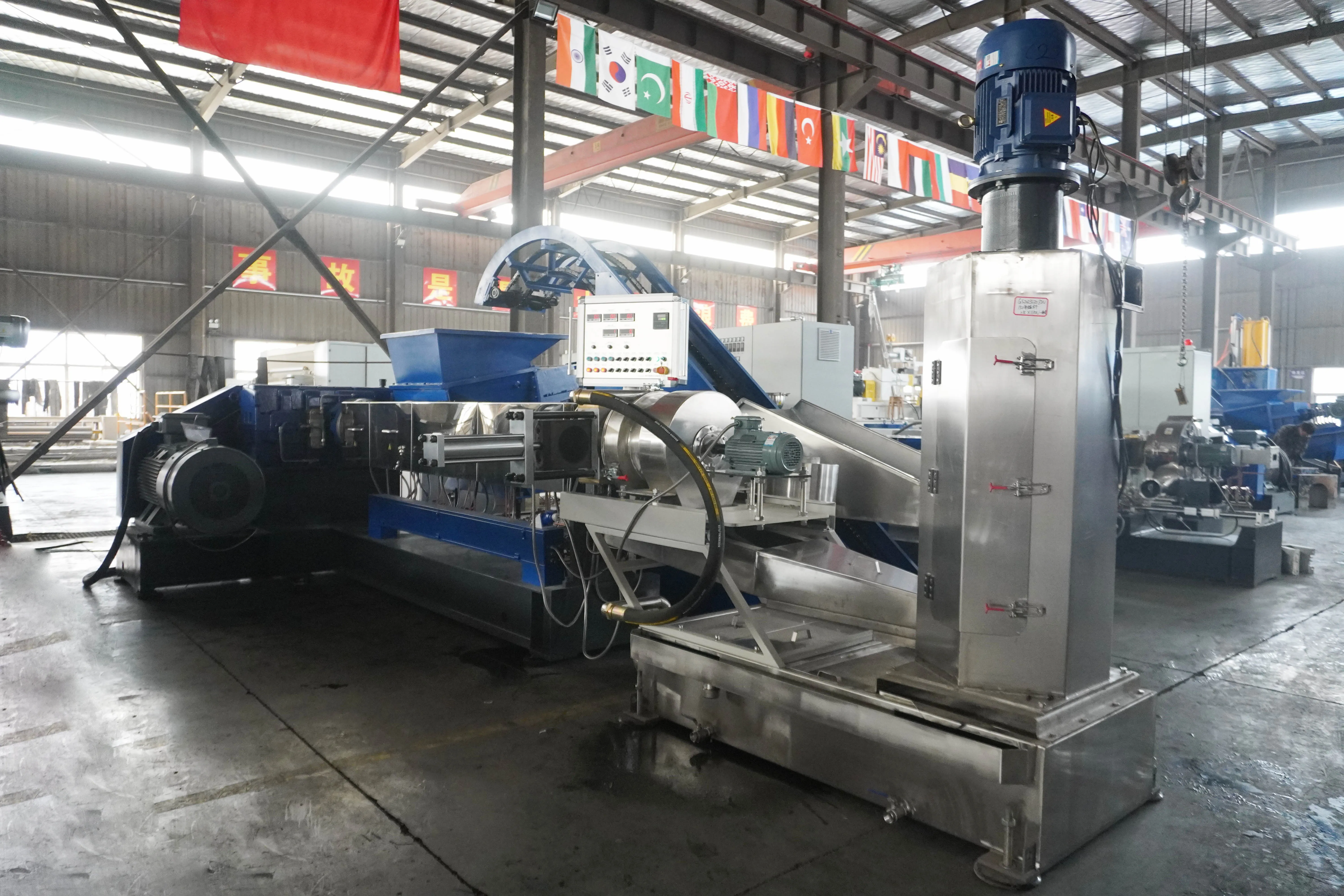 Compounder Extruder Machine PP/HDPE/LDPE/LLDPE/PE CaCO3 Filler Granule ...