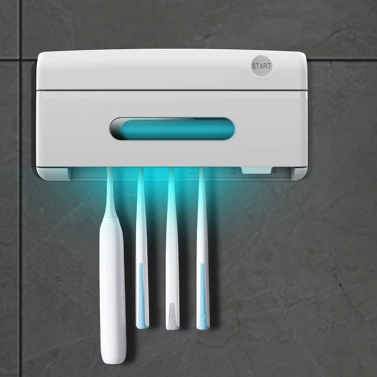 Дезинфицирующее средство для зубных щеток с функцией стерилизации и держателем для зубной пасты