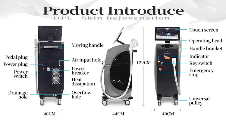 Discover the Black Gold DPL Ultra-Photon Skin Rejuvenation Device, a professional narrow-spectrum light platform designed for pigmentation correction, vascular therapy, acne treatment, and long-term hair reduction for aesthetic clinics and medical spas. Black Gold DPL Ultra-Photon Skin Rejuvenation Hair Removal Device