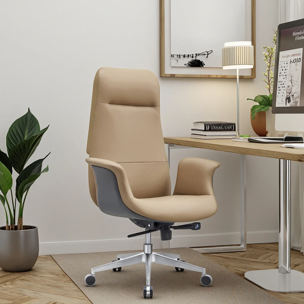 Executive Recliner Chair 55D Memory Foam Quadruple Locking System Premium Leather Commercial Grade 2