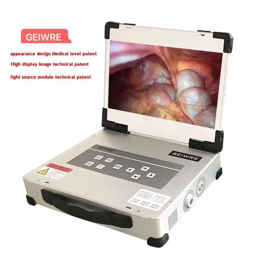 3 In 1 Medical Portable ENT Endoscope Camera Urology HD Endoscopic Imaging Camera System With 80w LED Light Source manufacture