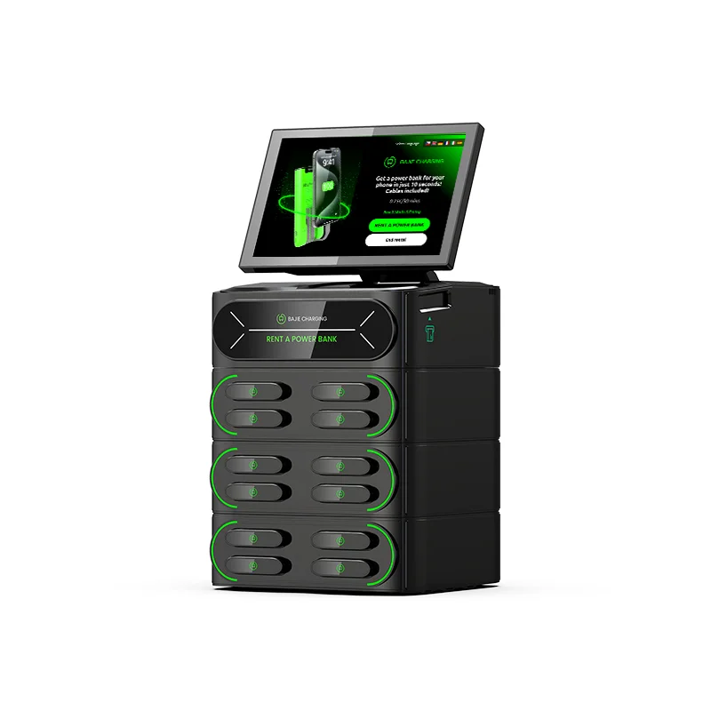 Fast Charging Station with 6000 MAh Phone Charge Locker Vending Machine Kioske Machine with Screen for Commercial Places