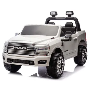 Licensed Ram 3500 Kids Ride on Car 24V Electric Ride-On Car Unisex 2-Seater Remote Control Battery-Powered Plastic Children Car