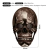 Black Open-Mouth Skull