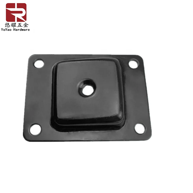 Nordic 10 Degree Contemporary Square Angle Top Chair Leg Mounting Plates Metal Furniture for Dining Living Room Home Office