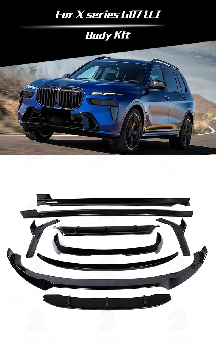 Car Accessories Facelift Bodykit Full Body Kit For Bmw G07 Lci X7 Black ...