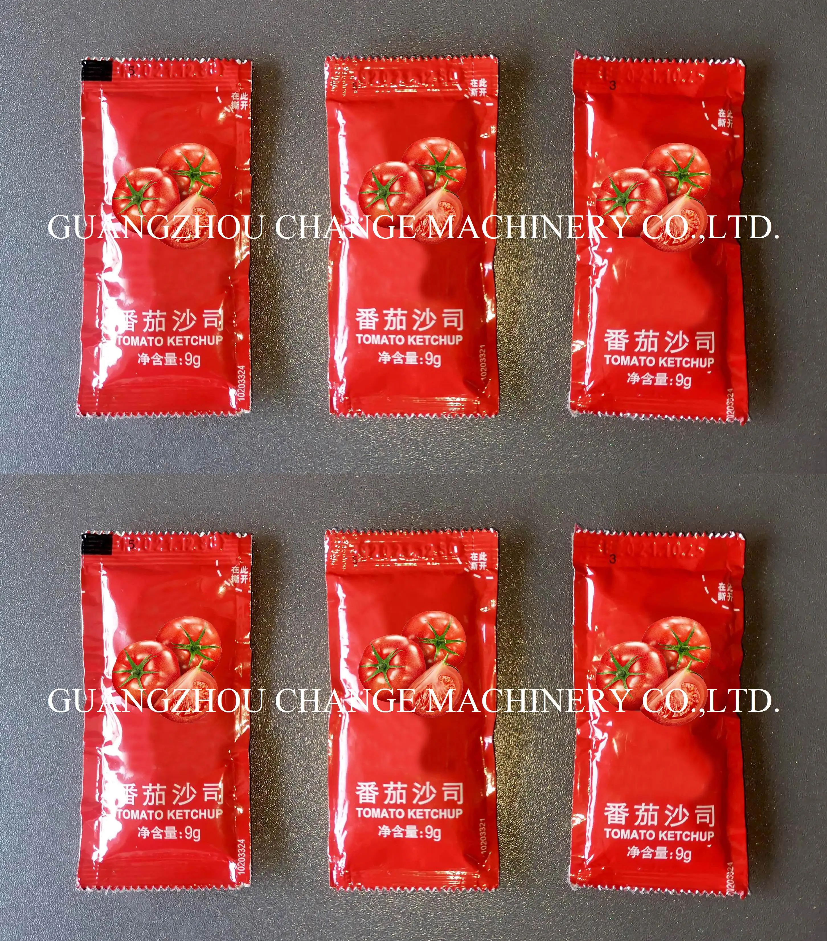 Automatic Liquid Ketchup Sauce Sachet Filling Sealing Packing Machine
