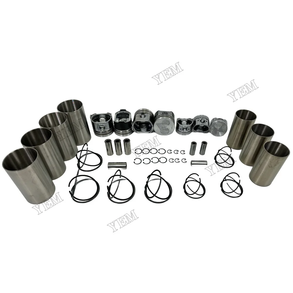 D1005 Engine Liner Kit With Cylinder Liner Piston Rings Set Compatible for Kubota Hot Selling Engine Parts