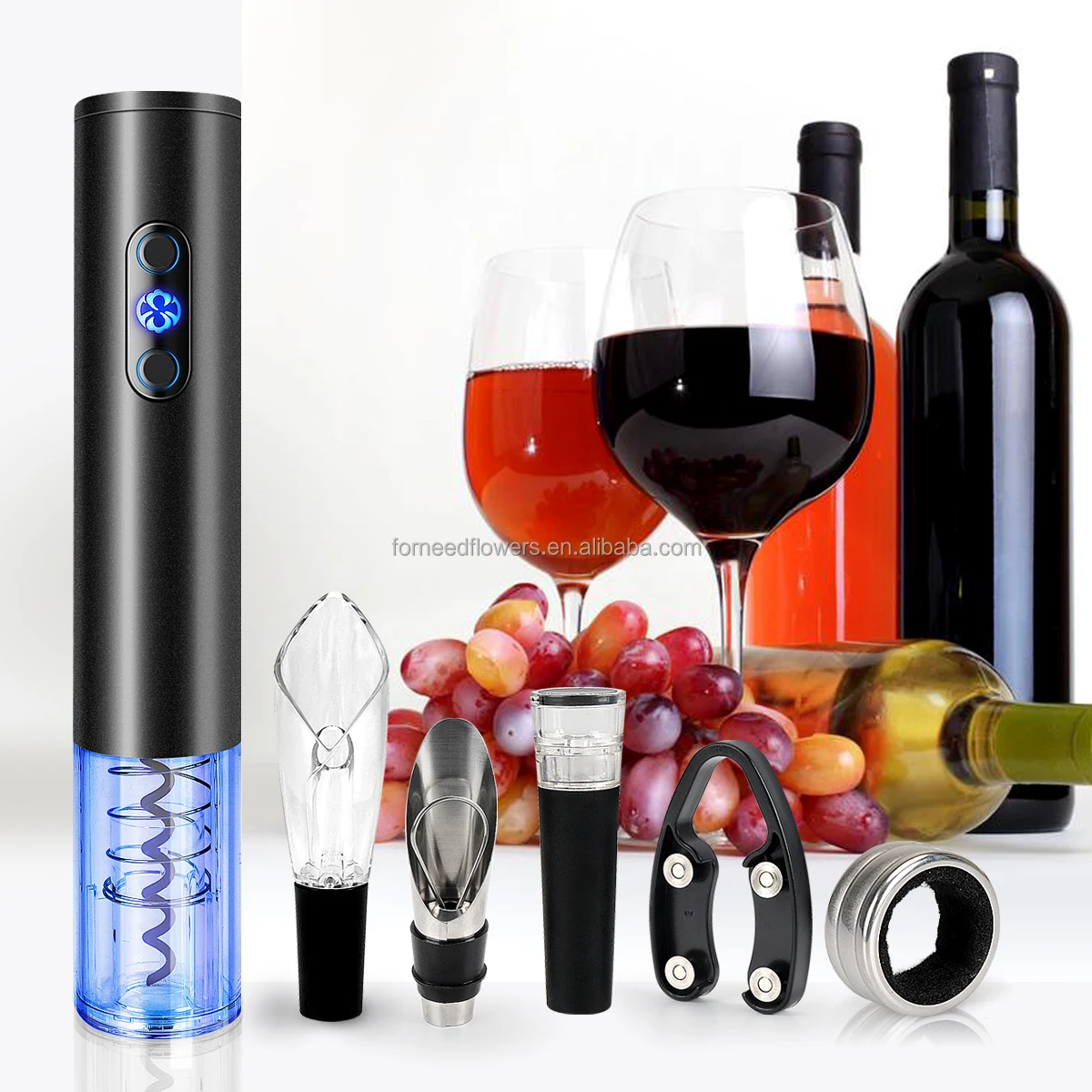 Electronic Wine Opener Metal Wine Opener Professional Corkscrew 4 In