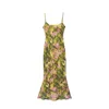 Oil painting-inspired yellow sundress
