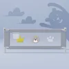 orso con corona ricamata grigia