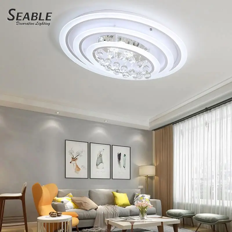 Excellent Seable Lighting Creative Design Led Ceiling Light Lamp Acrylic Lampshade Ceiling Light