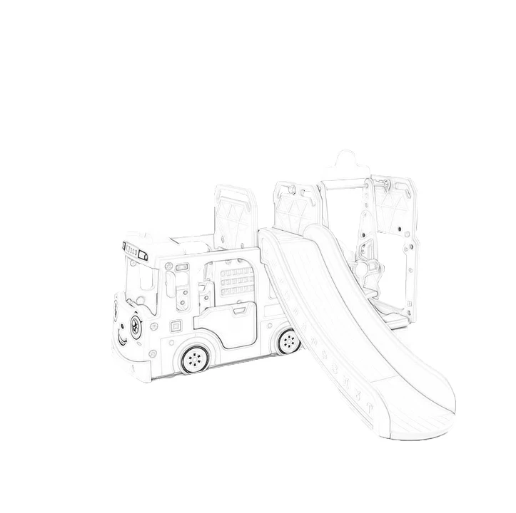 Baby Car Slide Home Toy Slide And Swing Small Combination Amusement