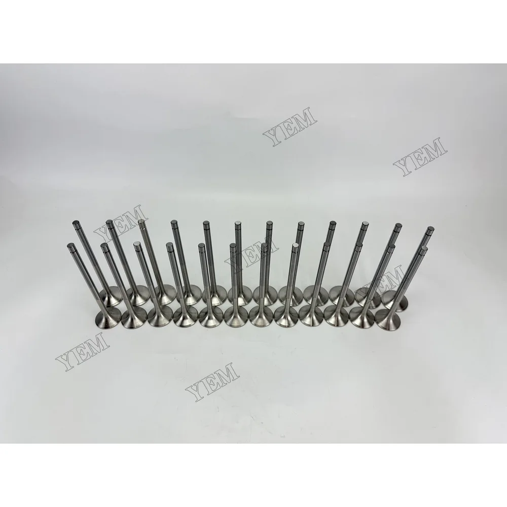 Intake and Exhaust Valve for Volvo D16F Heavy Duty Engine Parts