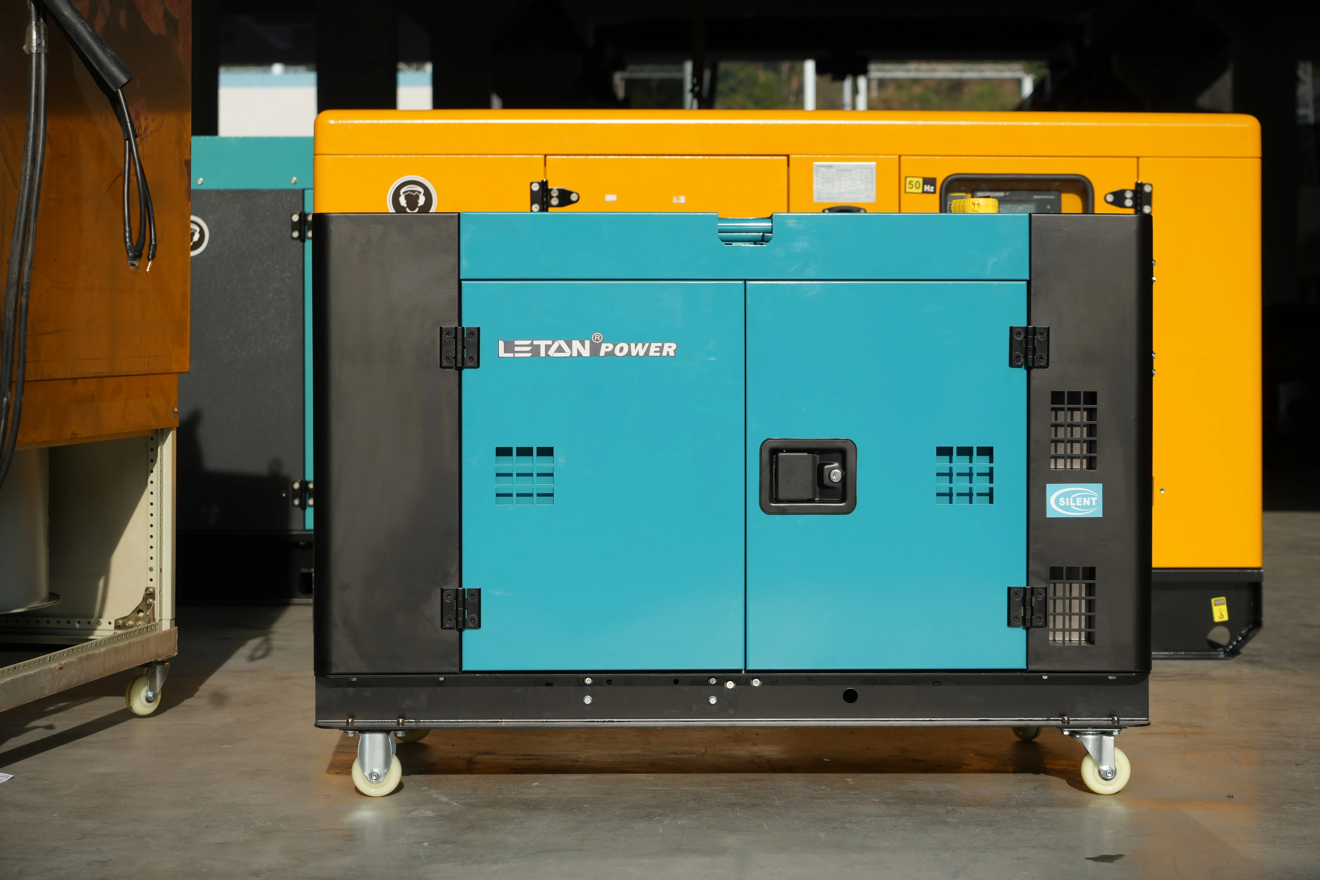 LETON POWER Home Use Back up Silent diesel Generator 12kw 15kva diesel Generator 15kva Electric Power Generador With ATS