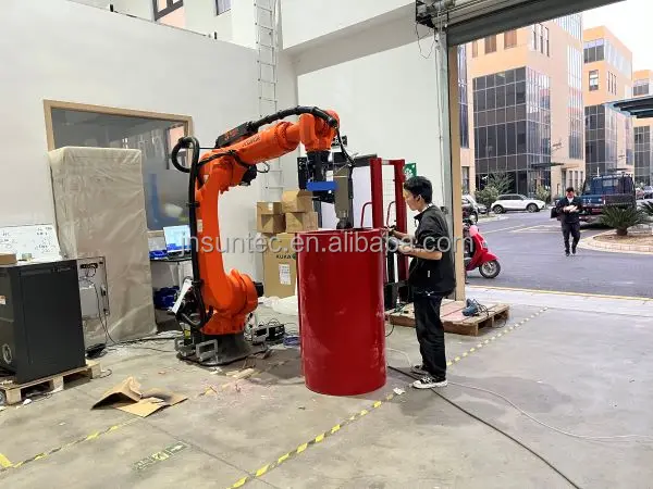SUNTEC  china jinan 7 axis industrial robot arm robotic for construction industry  wood cutting foam plane parts