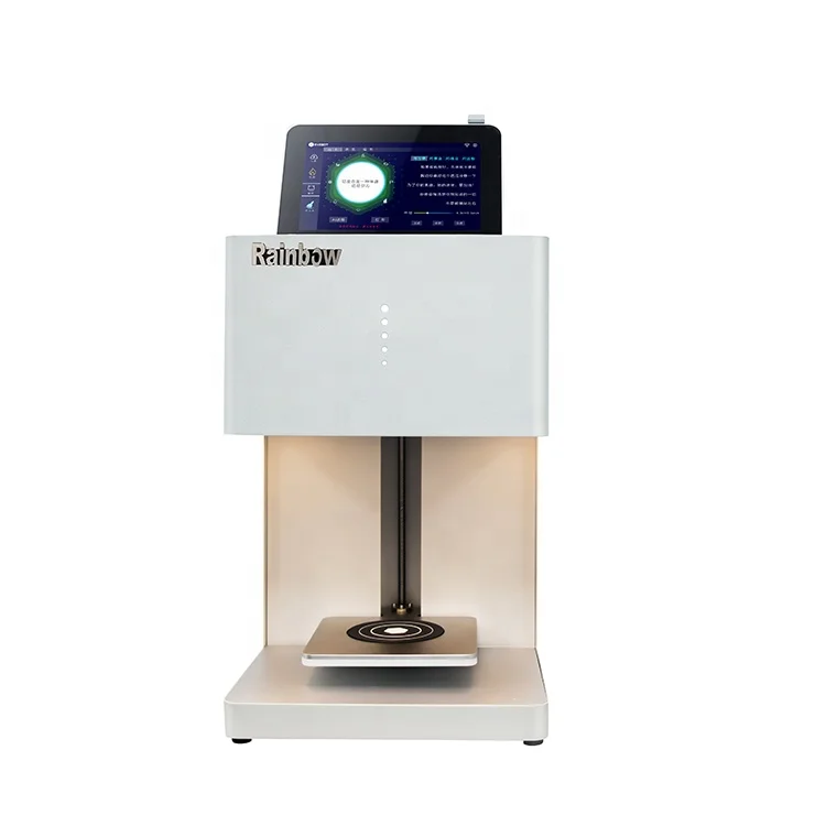 Macaron Printing Machine Edible Ink Flower Chocolate Coffee Art Printer