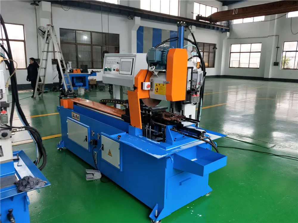 Hydraulic square Cold Cnc Circular Saw Iron Alloy Steel Pipe and Tube Cutting Machine Price