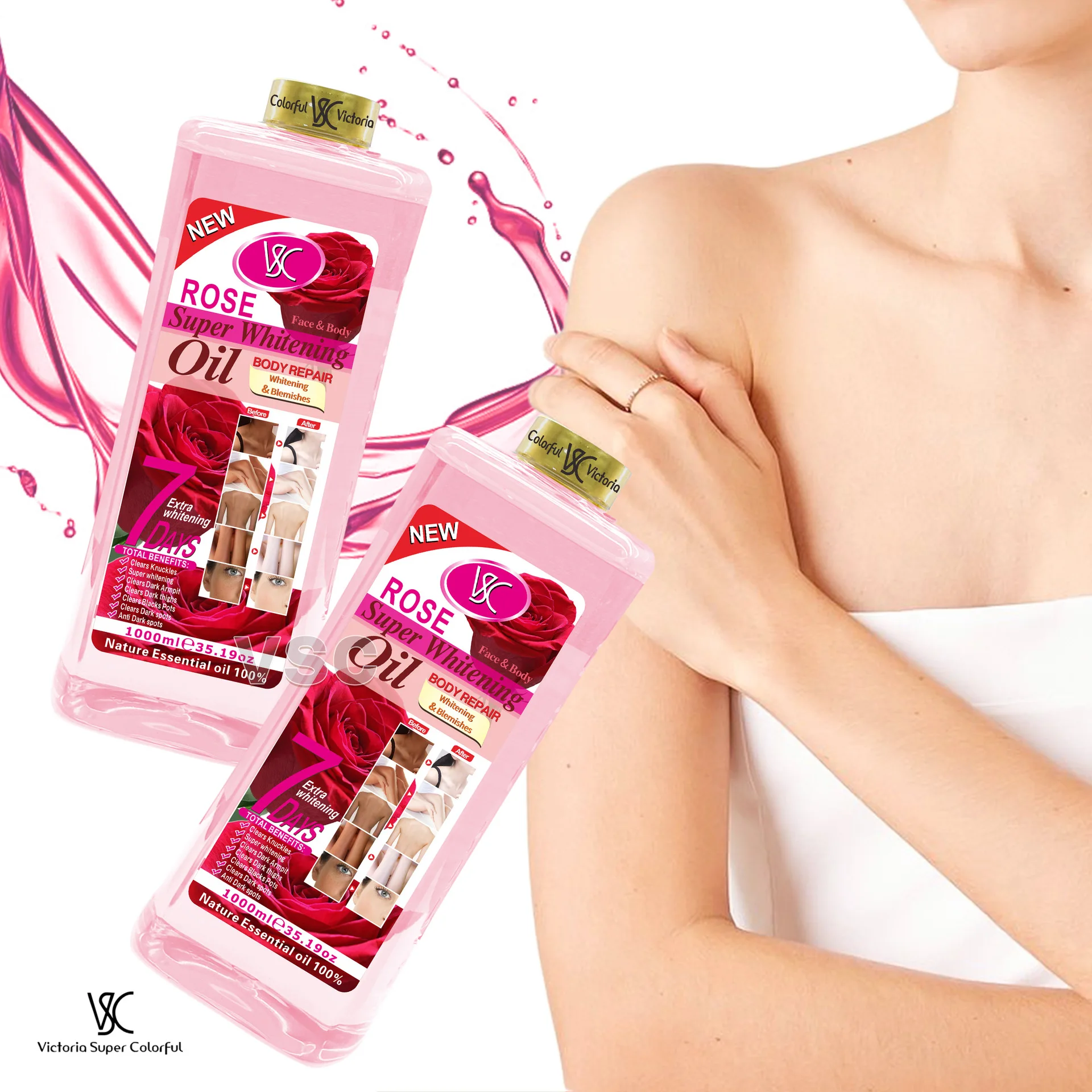 1000ml Original Natural Papaya 7 DAYS SUPER WHITENING OIL Series Dark Spot Corrector Anti-Aging High Quality Massage Gold Oil| Alibaba.com