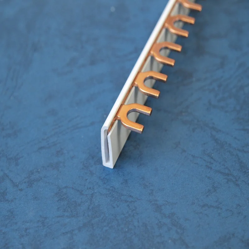 2P Fork Type Bus Bar Terminals Electrical Copper Busbar for Circuit Breaker