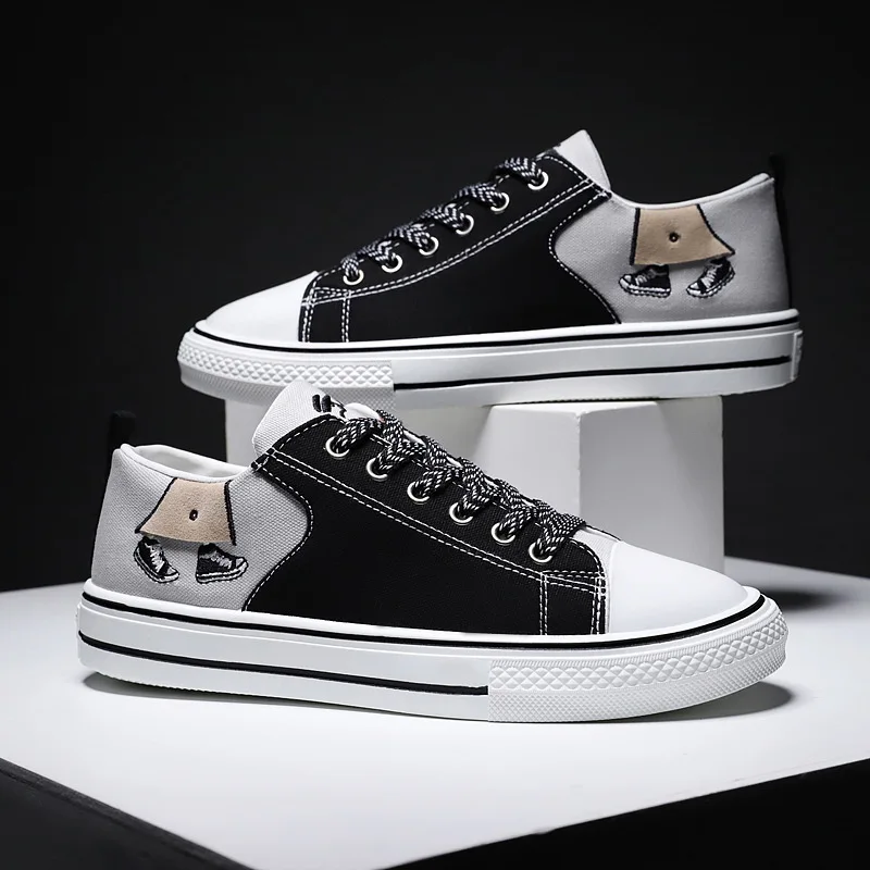 Оптовая продажа, новая модная повседневная мужская холщовая обувь, Лидер продаж, спортивная обувь для бега