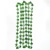 Wine glass clover green