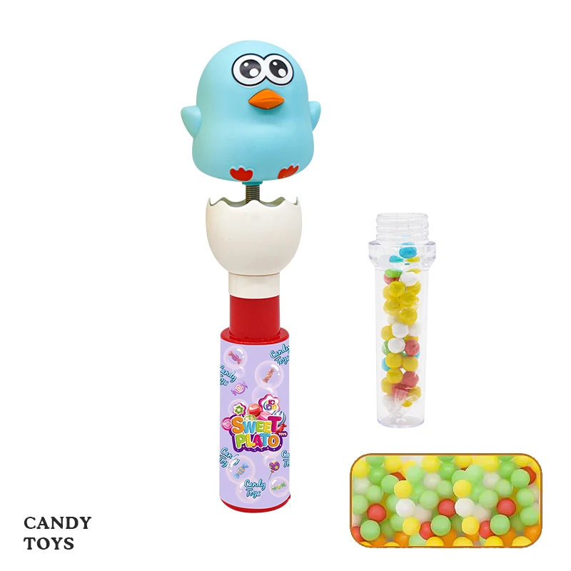 Недорогая рекламная Подарочная головка пресс для конфет с игрушкой новинка сладкий свисток