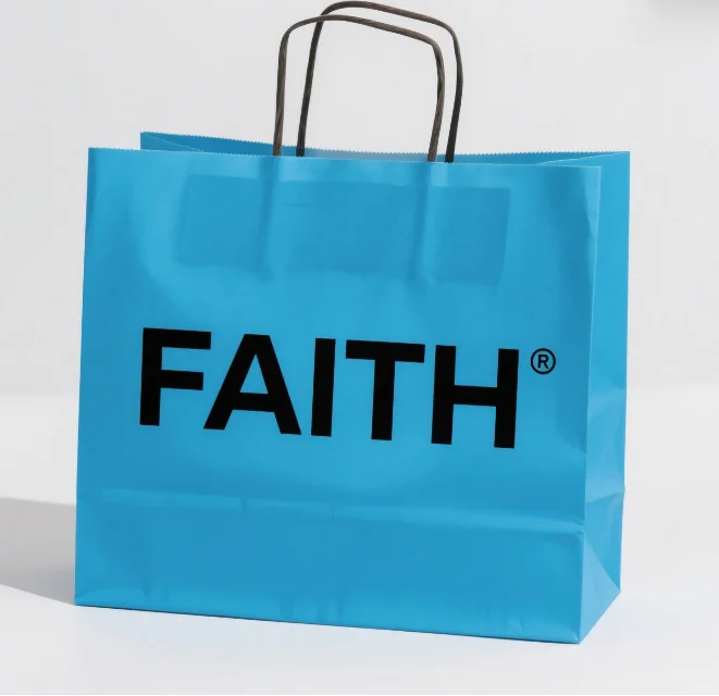 Customizable Disposable Luxury Kraft Paper Gift Bag with Logo Printing Portable and Wholesale-Friendly