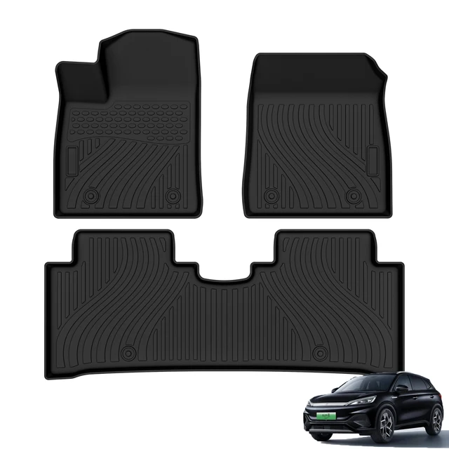 Car Interior Protect Accessories 3D Tpe Foot Mat Waterproof Car Floor Mats Linner For BYD ATTO Yuan Plus Accessory