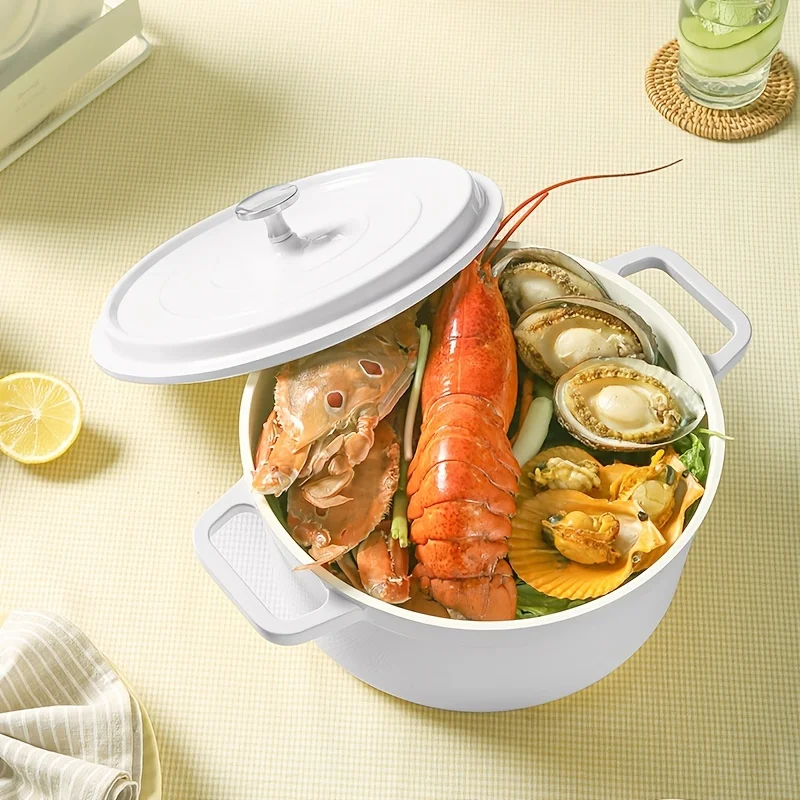 Lightweight Non-Stick Aluminum Soup Pot - Even Heat Distribution for Home  Restaurant Use